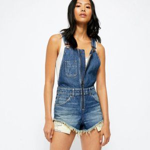 Free People 'Sunkissed Shortail' Overall Shorts